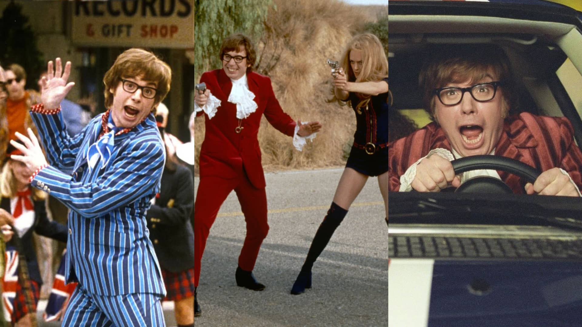 Austin Powers: International Man of Mystery (1997); Austin Powers: The Spy Who Shagged Me (1999); Austin Powers in Goldmember (2002)