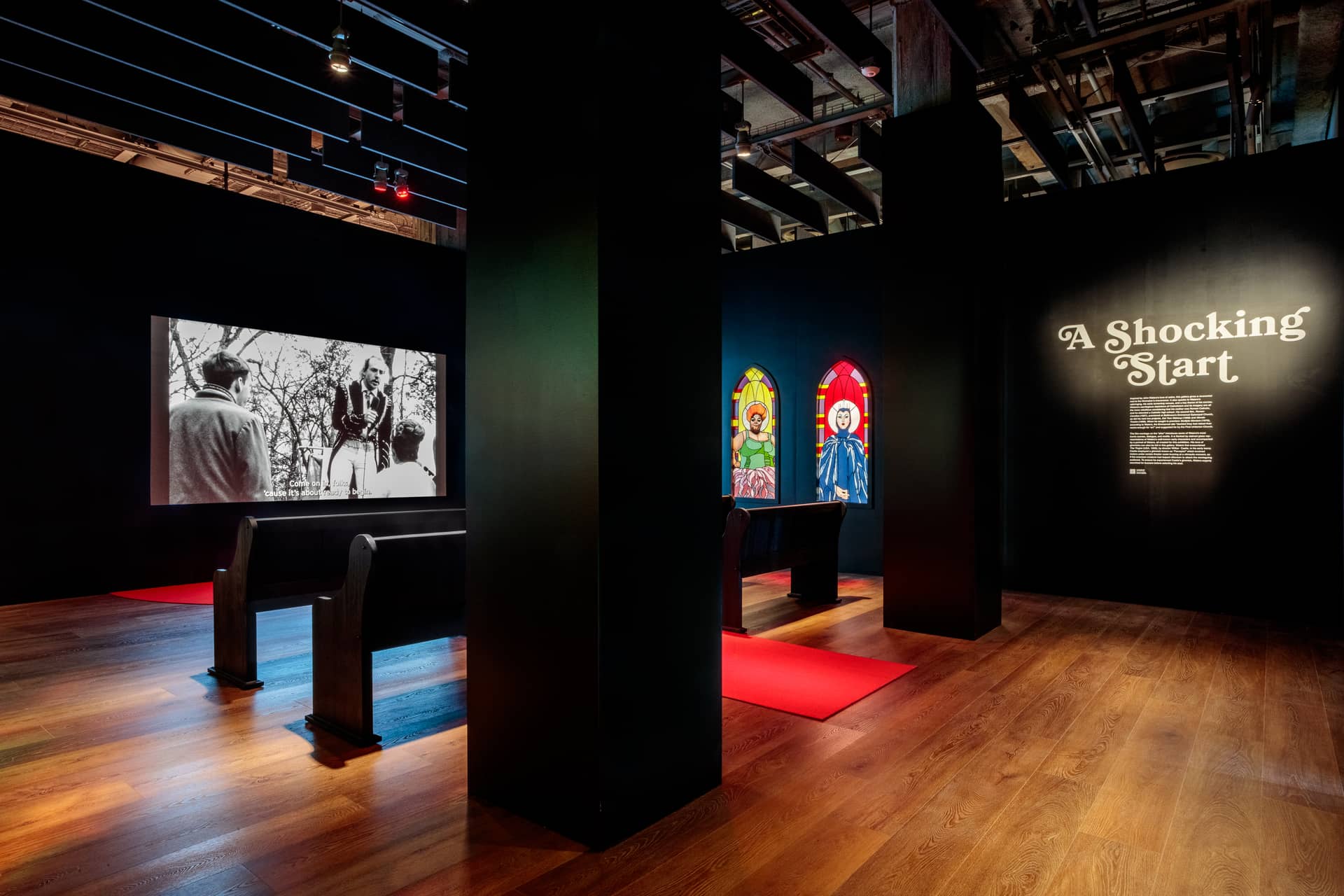 John Waters Exh Photo Chapel