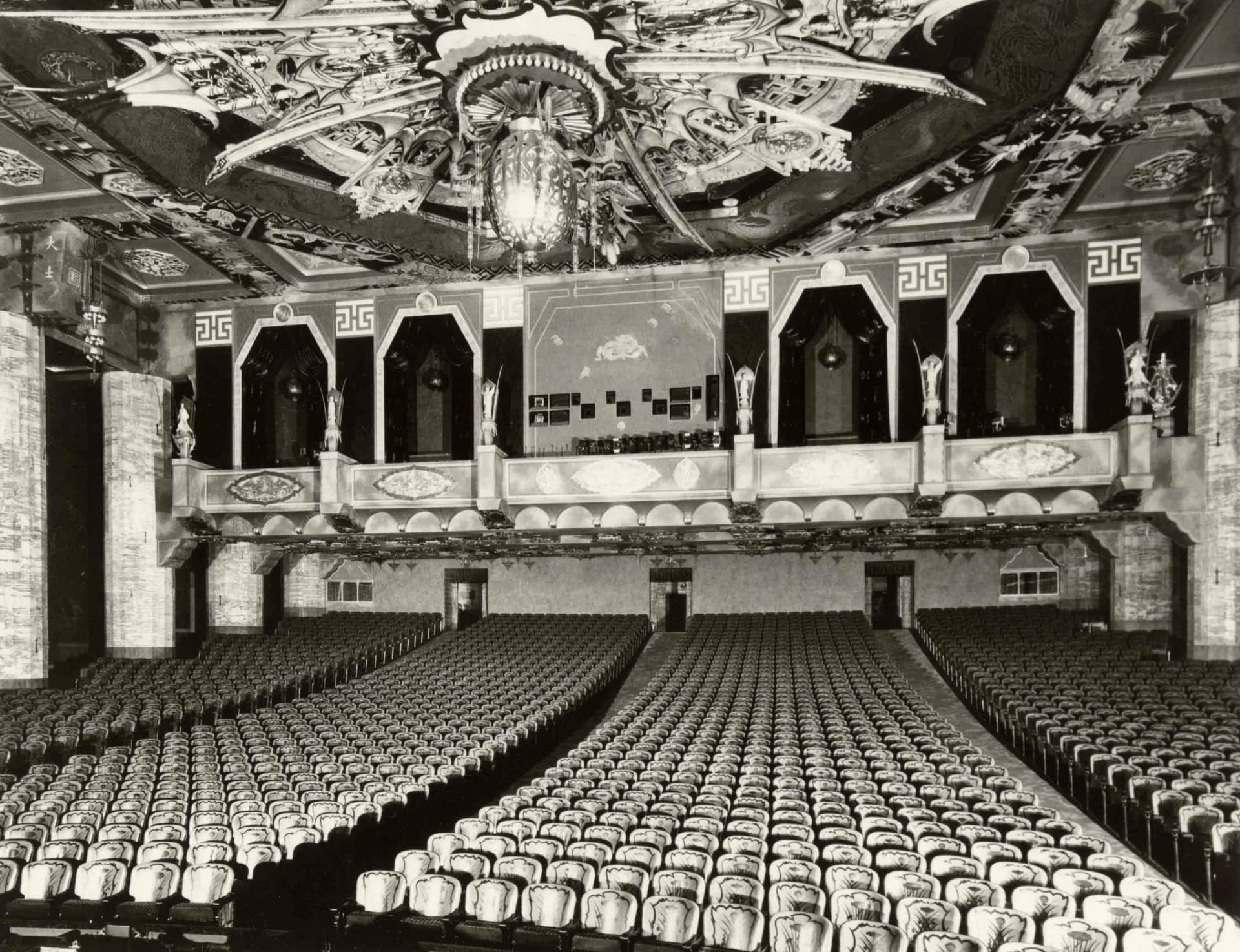The opulent auditorium inside Grauman's Chinese, 1927
Courtesy of Core Collection, Margaret Herrick Library, Academy of Motion Picture Arts and Sciences