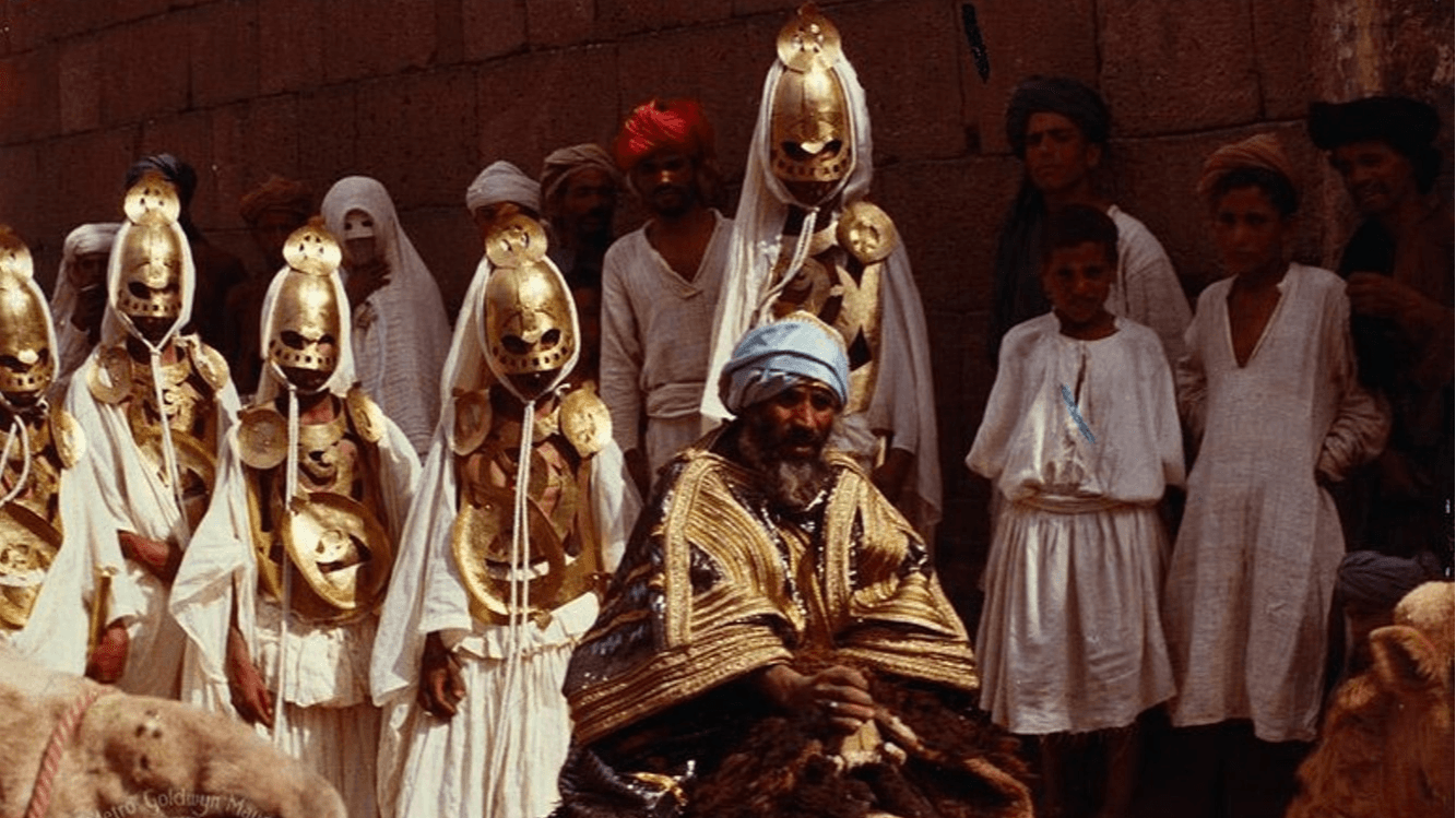 The final installment of Pier Paolo Pasolini’s Trilogy of Life, this triumphant adaptation of folktales from The Thousand and One Nights is framed by the story of a young man’s quest for his beloved.