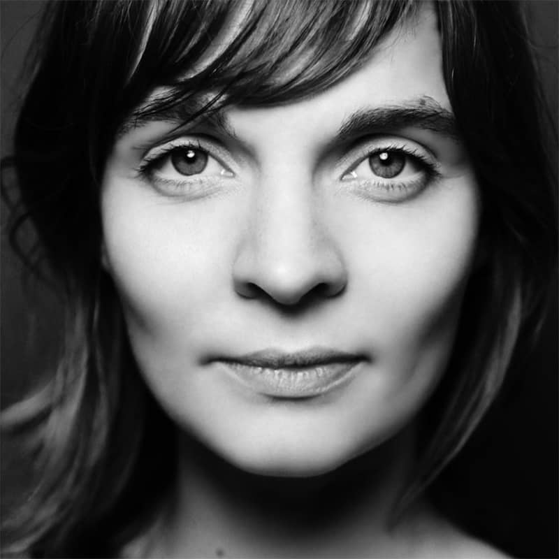 A portrait of Hildur Guðnadóttir. Photo by Ante Taiga Jandrig