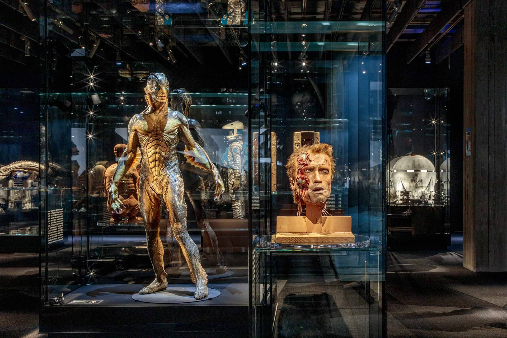 Inventing Worlds and Characters: Encounters gallery, Stories of Cinema 3 Inventing Worlds and Characters: Encounters gallery, Stories of Cinema 3, Academy Museum of Motion Pictures. Photo by Joshua White, JWPictures/©Academy Museum Foundation