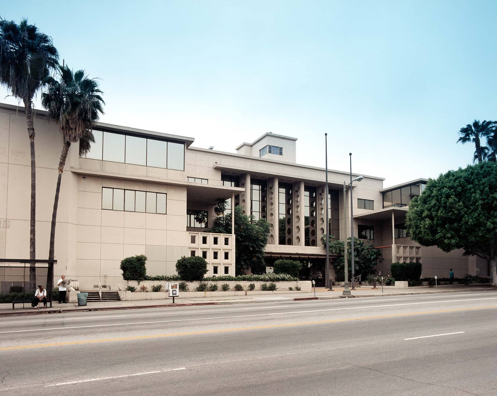 The exterior of Academy of Motion Picture Arts and Sciences Film Archive, 2001
Courtesy of AMPAS reference collection, Margaret Herrick Library, Academy of Motion Picture Arts and Sciences, photo: Long Photography