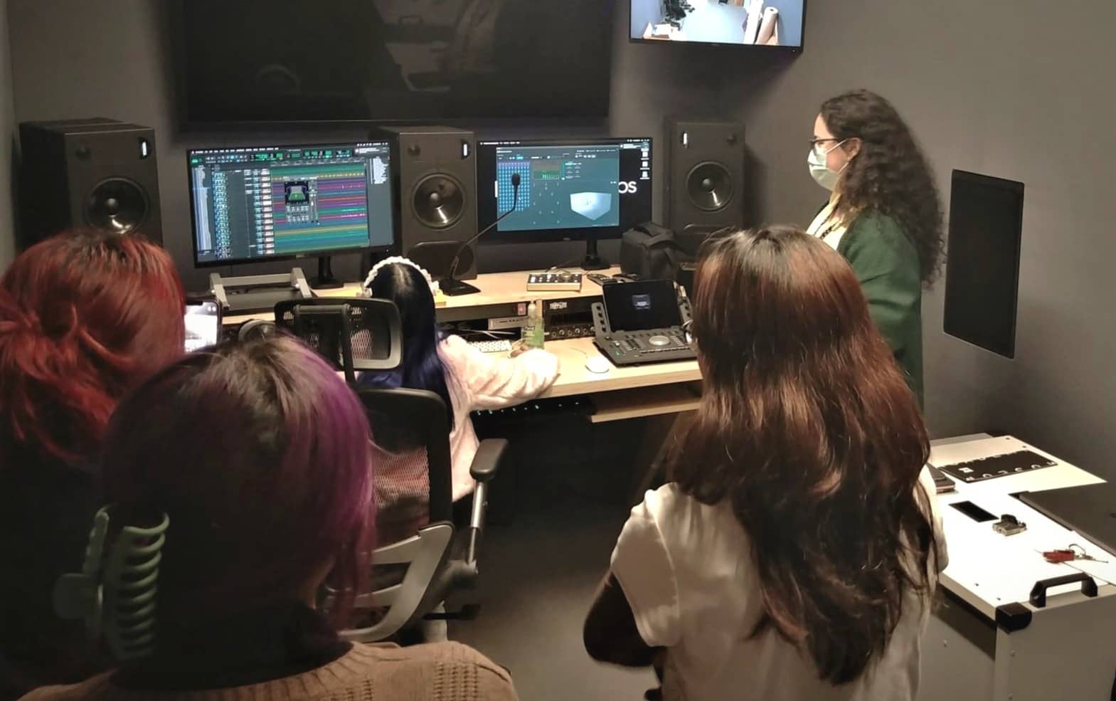 Foley Artist in Studio