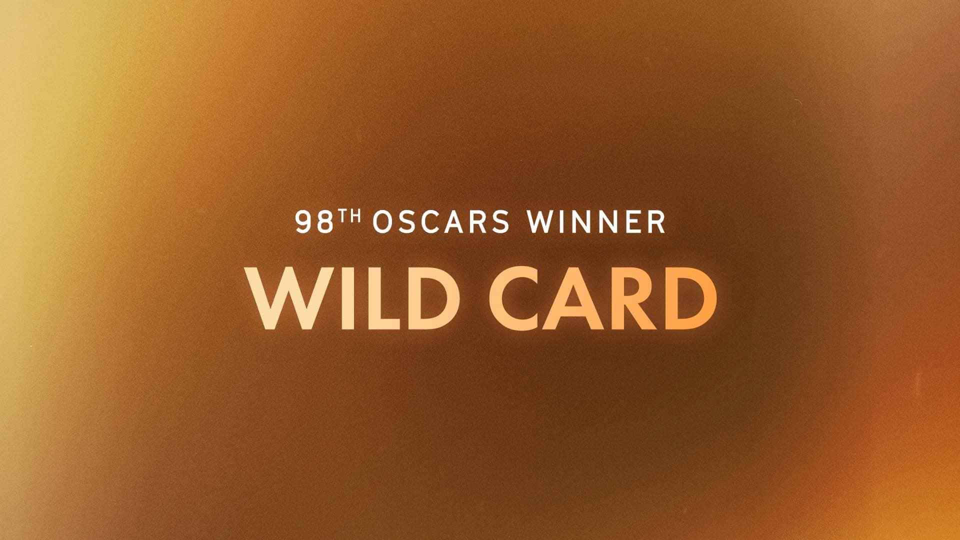 98th Oscars Wildcard Winner