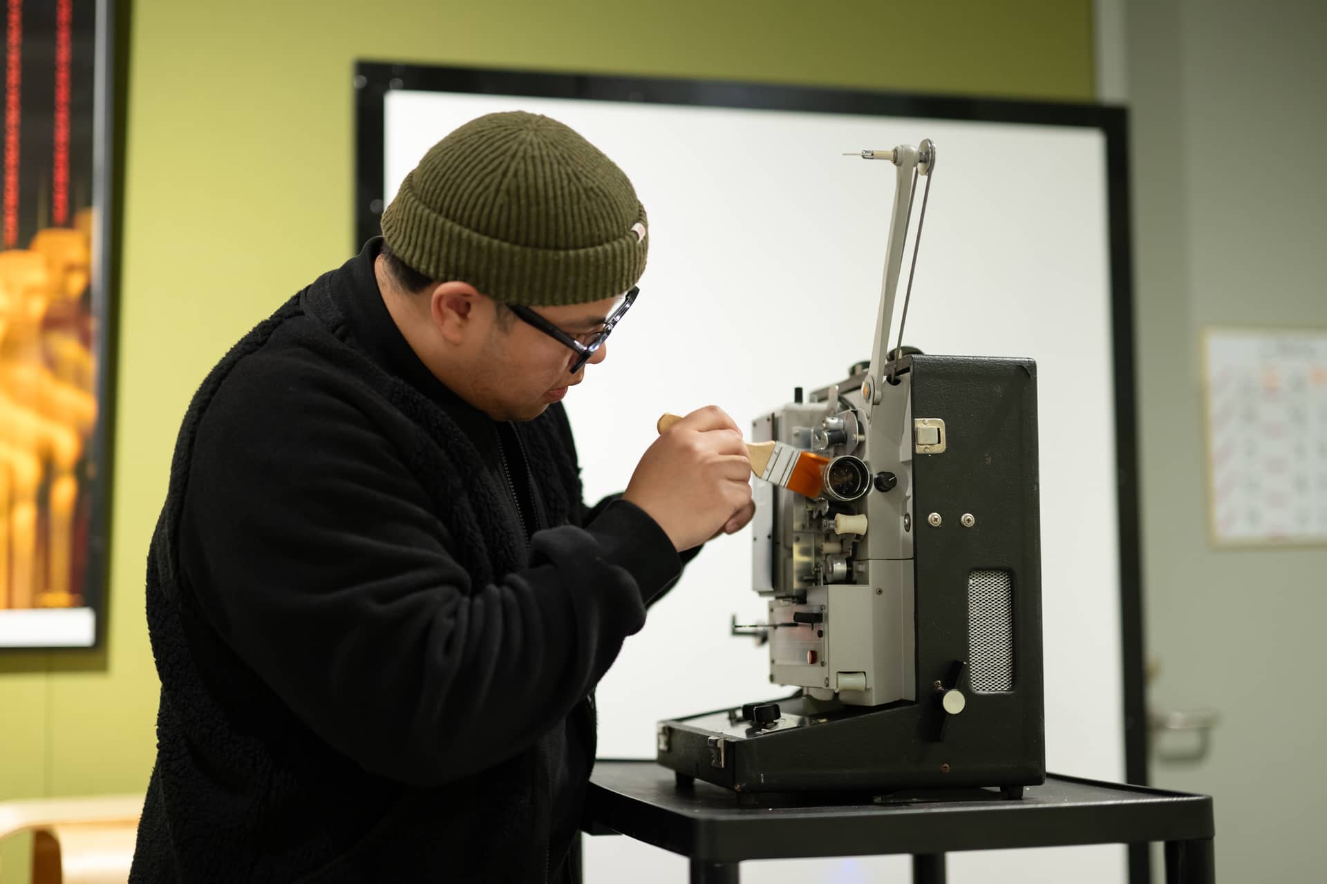 Film Projectionist with Academy Film Archive