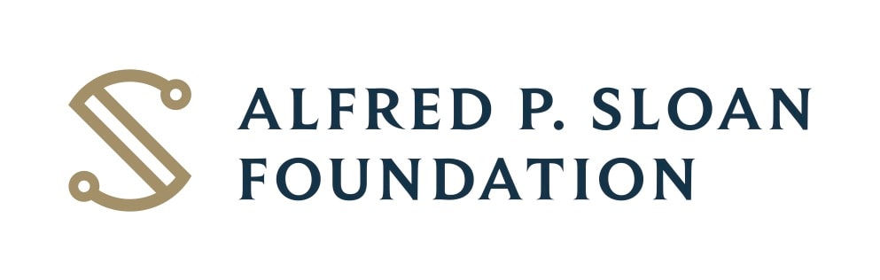 This is a horizontal logo for the Alfred P. Sloan Foundation
