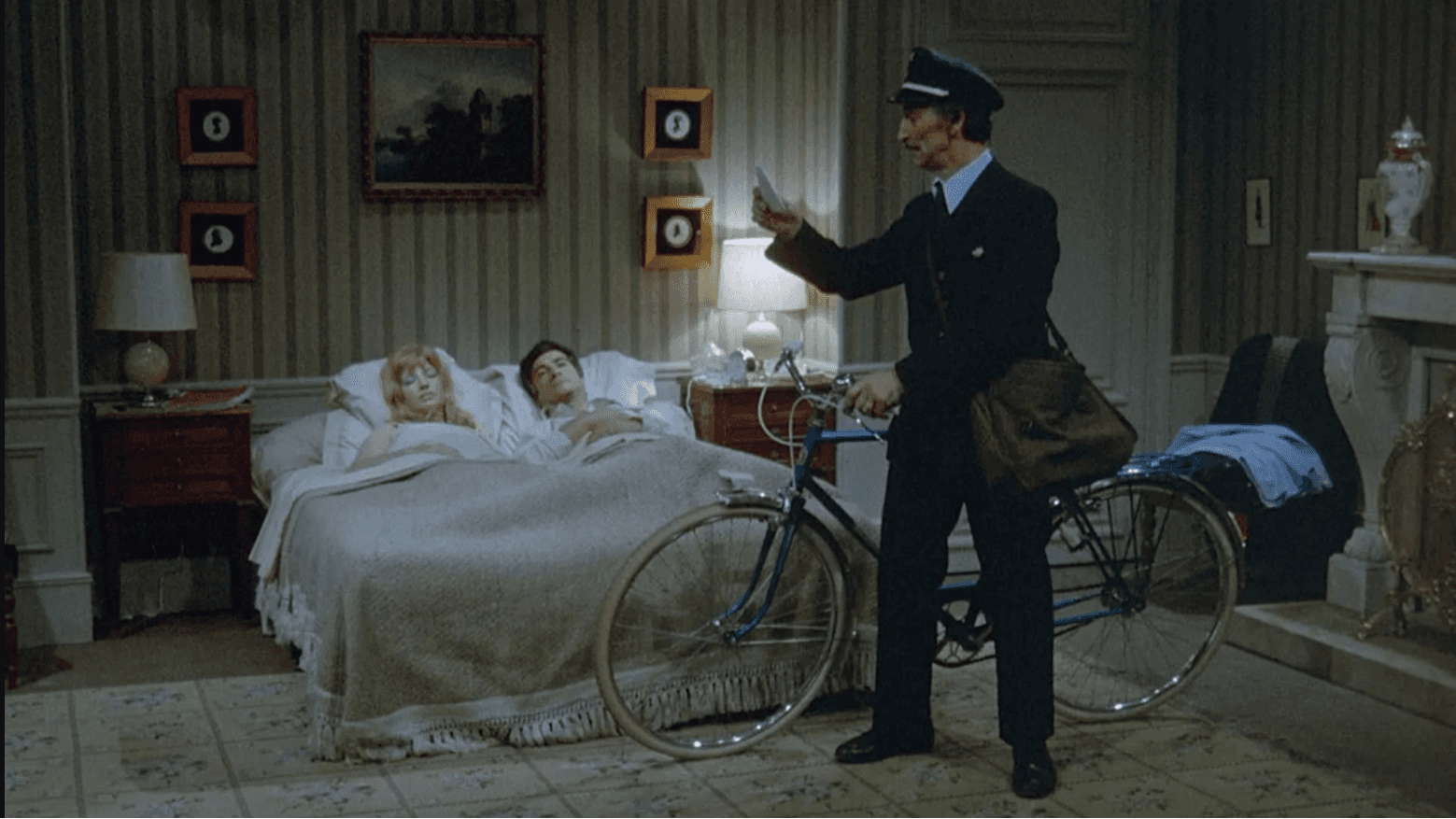 This surrealist masterpiece comprises nonlinear episodes moving from the early 1800s during Napoleon’s colonial occupation in Spain and monks gambling while drinking and smoking to an upper-class gathering with guests seated on toilet seats.