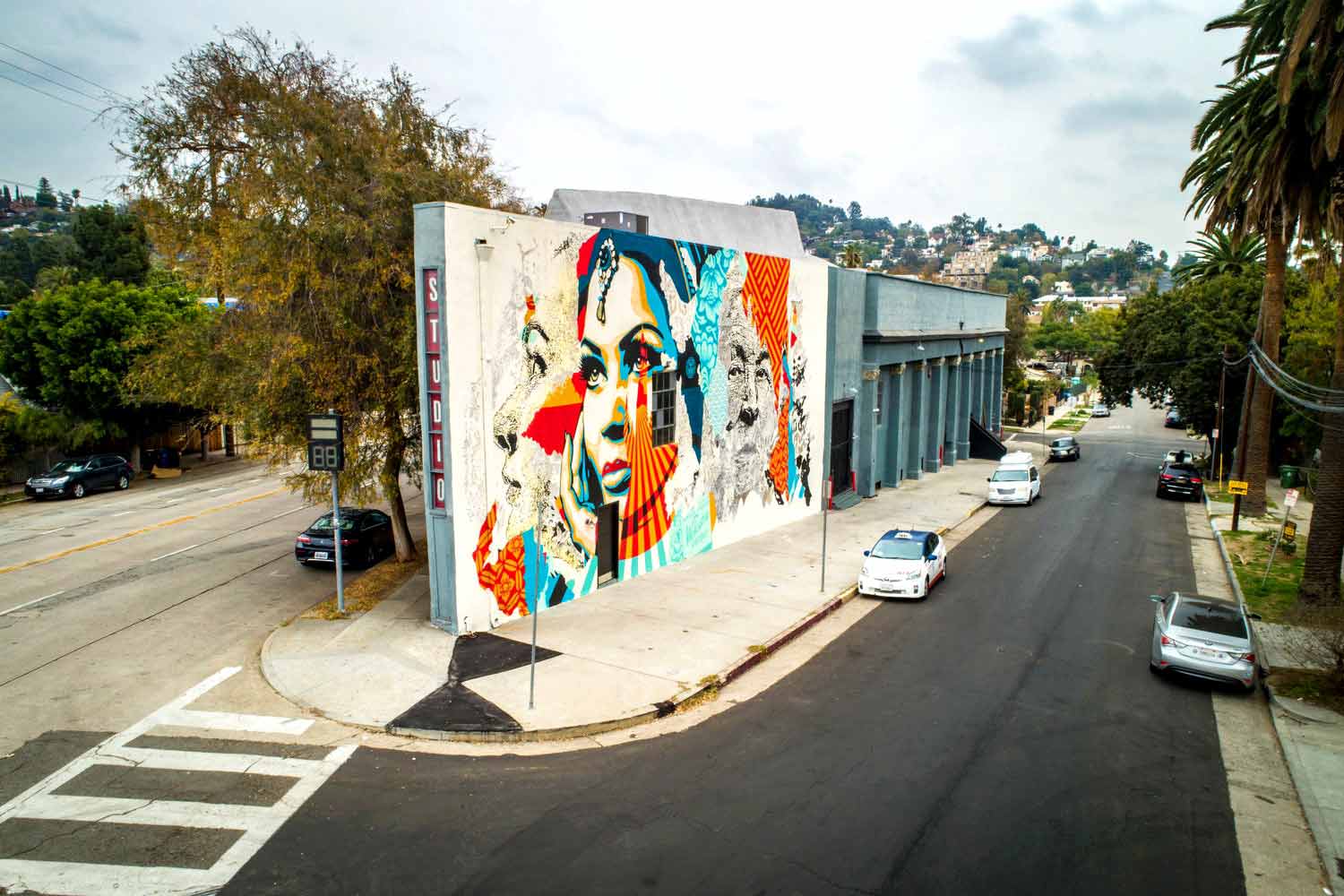 A present-day view of where Mabel Normand Feature Film Co. once stood at 1215 Bates Avenue in Los Angeles, Loopnet 2022.