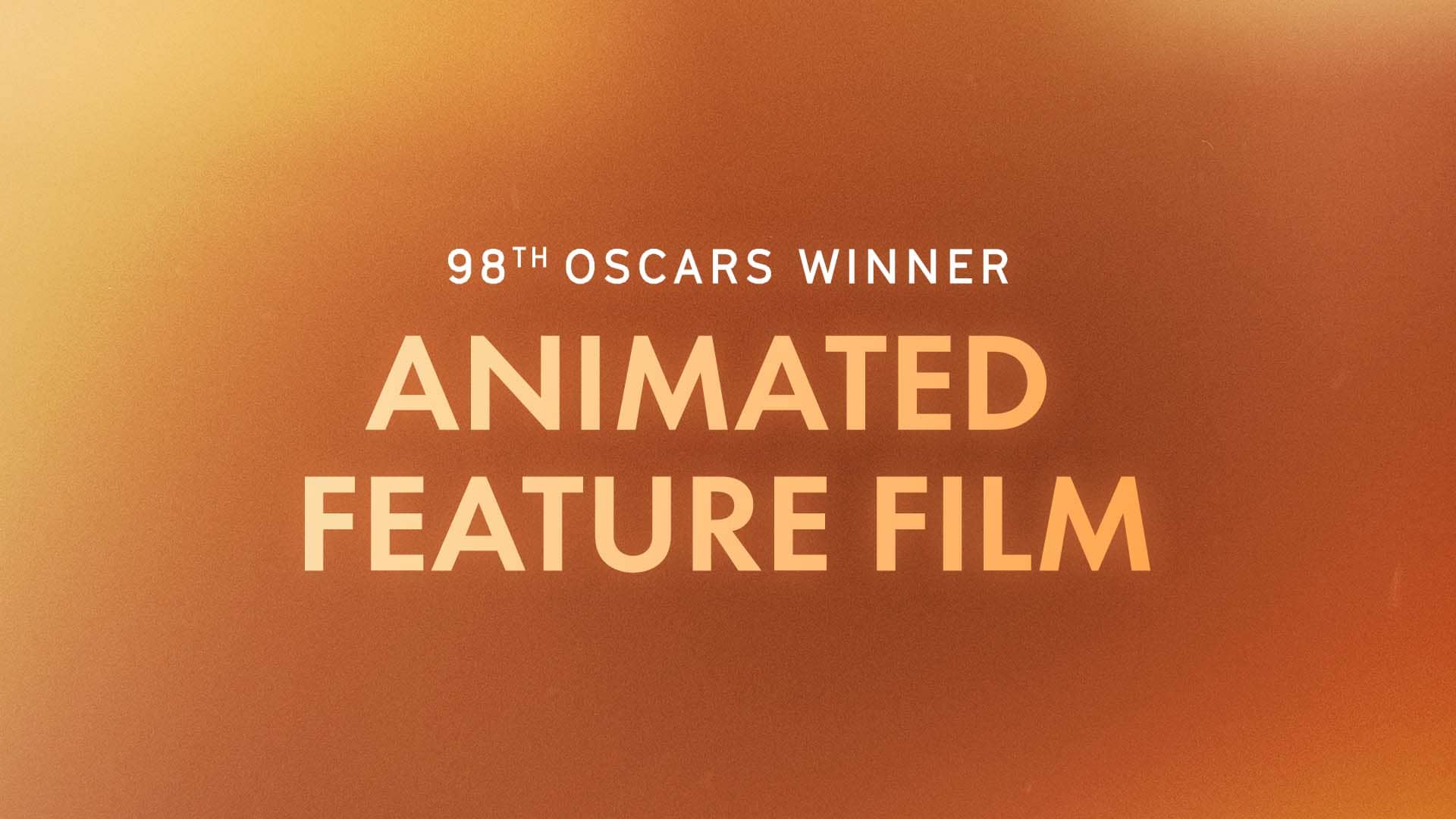 98th Oscars Animated Feature Film Winner