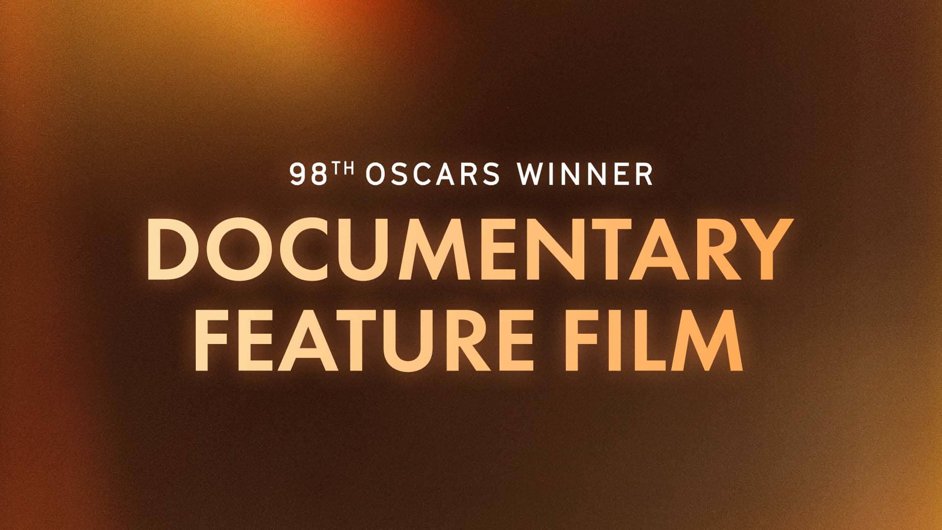 98th Oscars Documentary Feature Winner