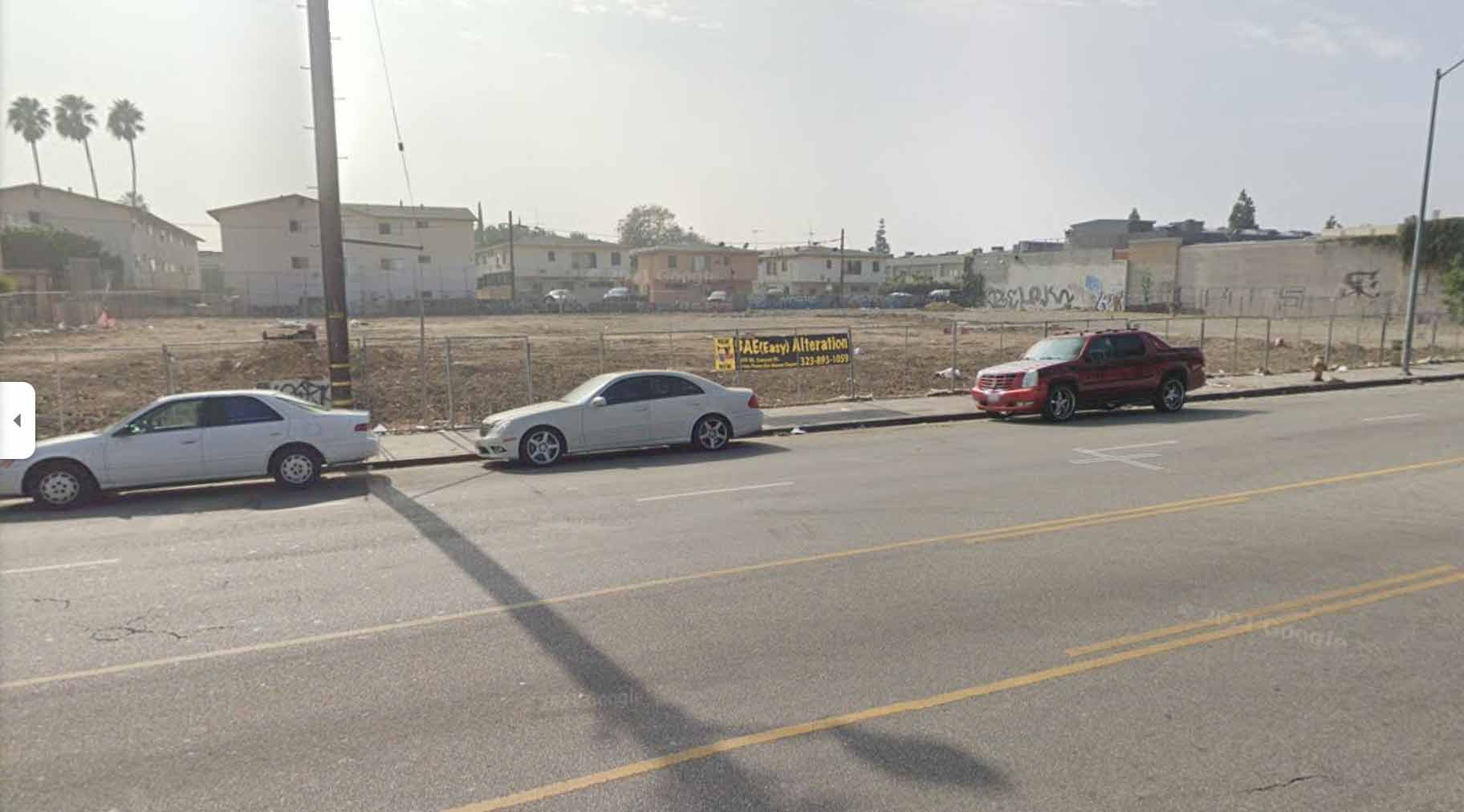 A present-day view of where Lois Weber Productions once stood, image capture: Nov 2021 @2023 Google.