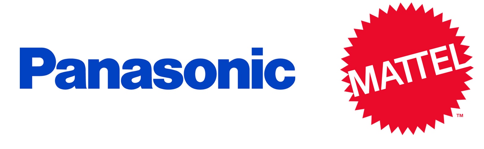 Panasonic + Mattel Logo