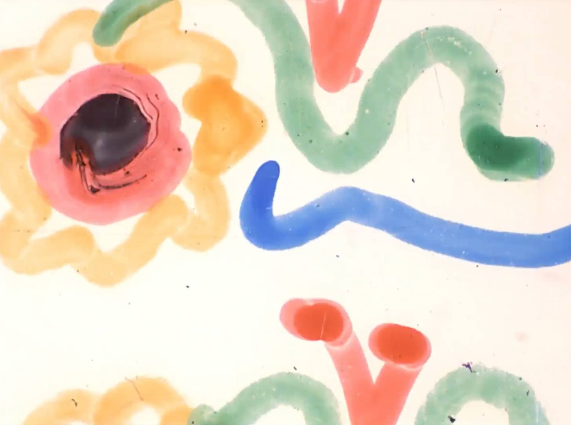 A frame from a previous Tactile Film made during this workshop.