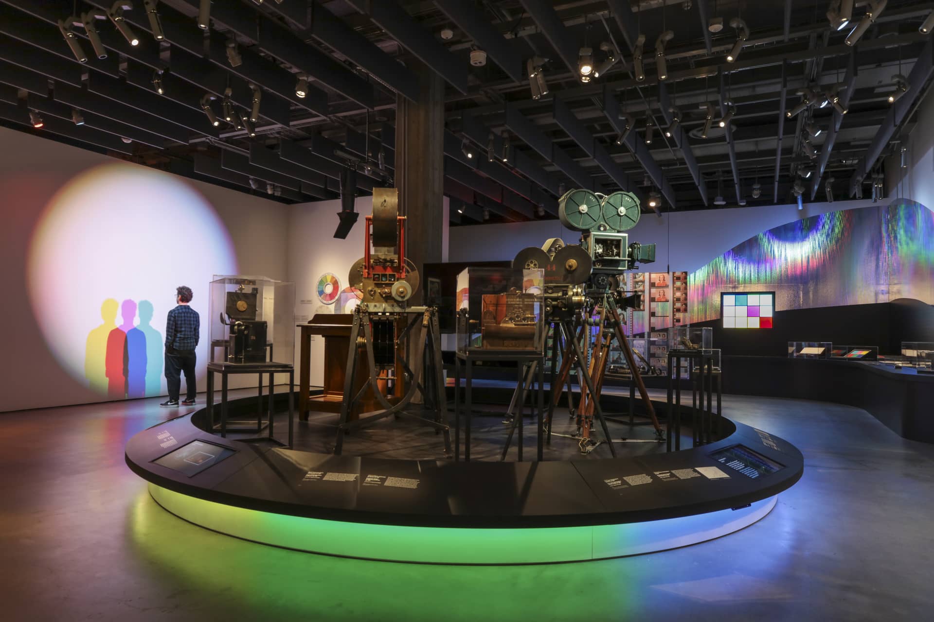 Color in Motion Gallery with cameras