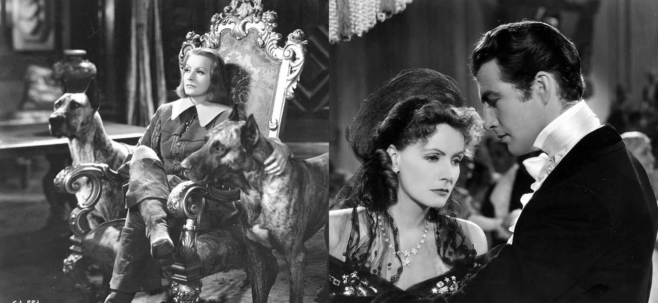 Queen Christina in 35mm with Camille in 35mm