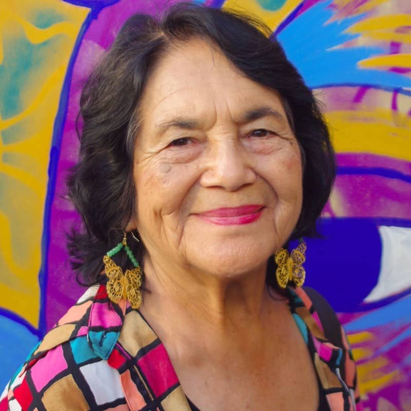 Dolores Huerta is a civil rights activist and community organizer. She has worked for labor rights and social justice for over fifty years.