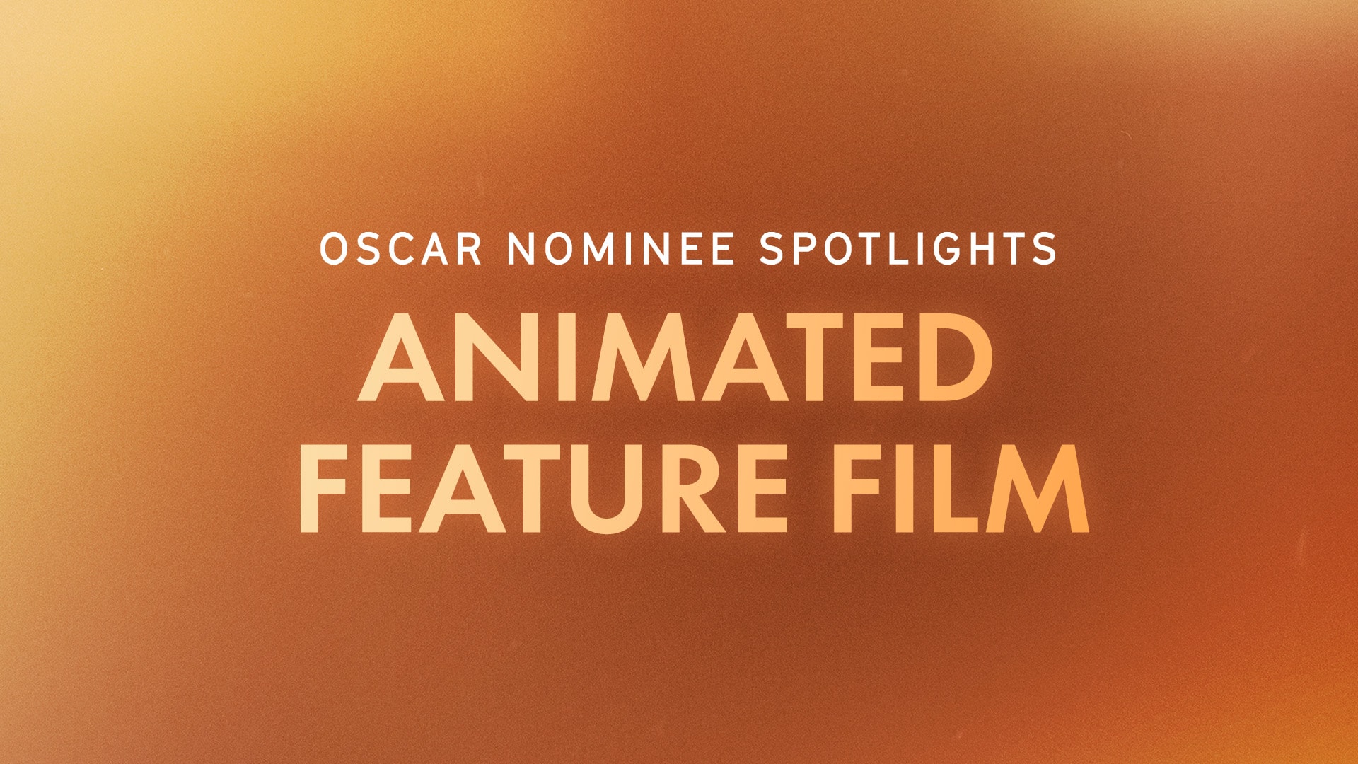 Animated Feature Film