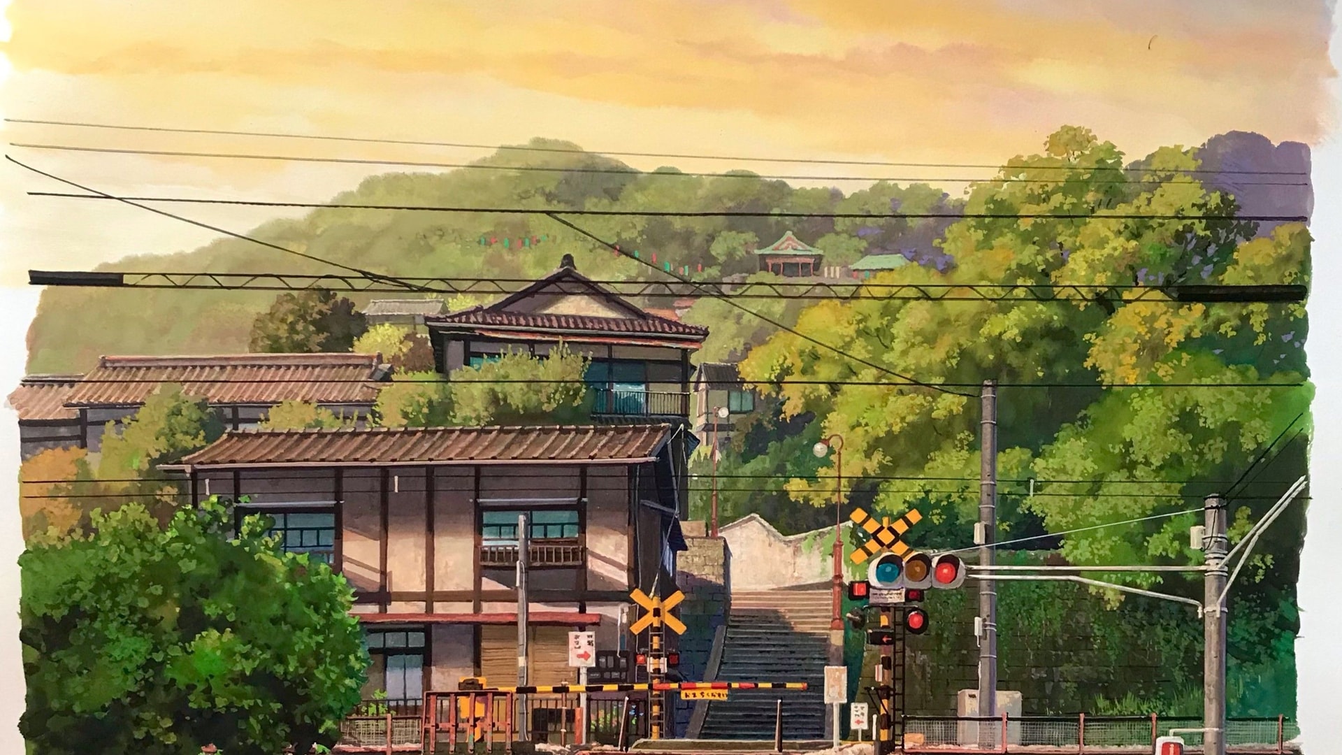 Painting Clouds with Studio Ghibli Artist Yoichi Nishikawa